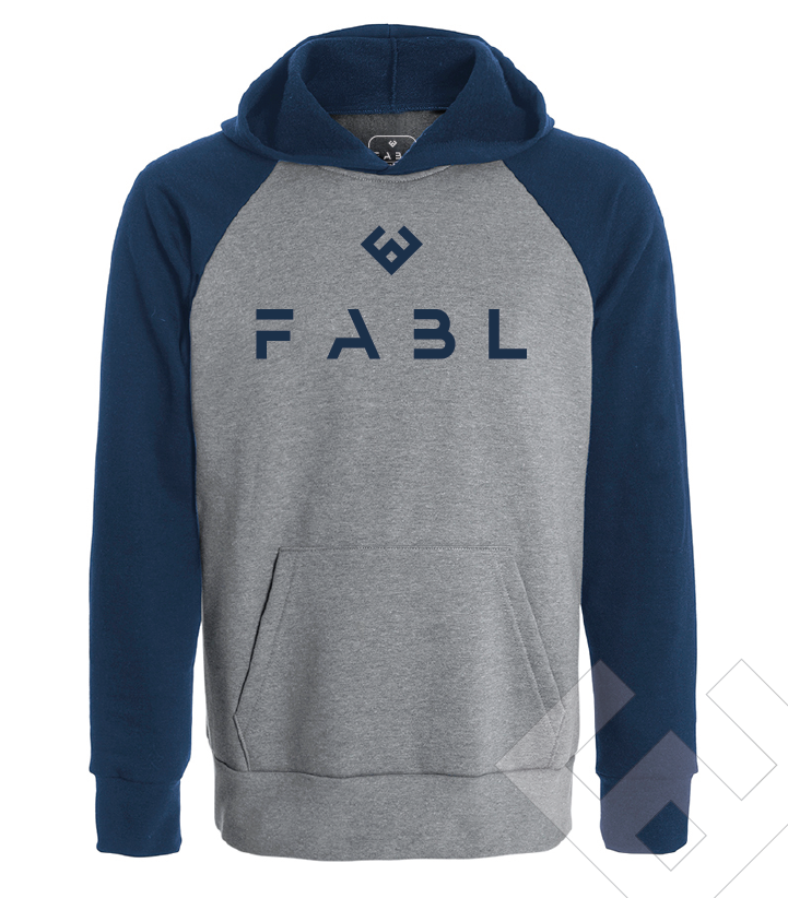 Hoodie Navy Grey Men
